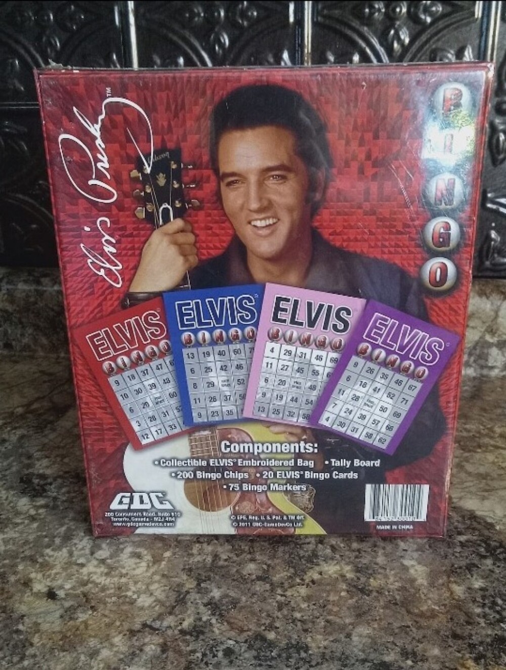 Elvis Presley Bingo Game by GDC GameDevCo 2011  NEW SEALED. Great gift idea.